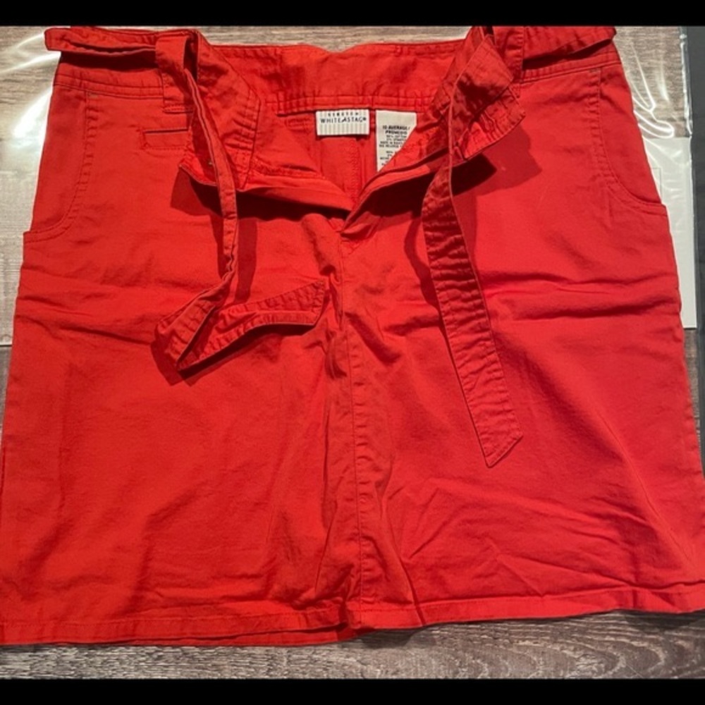 Orange Women’s Stretch Skirt Skort